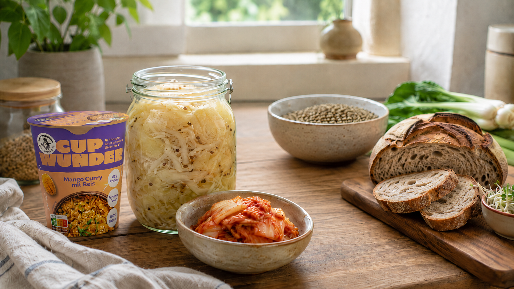 Fermentation, Probiotika, Postbiotika und Mikrobiom – wir räumen auf