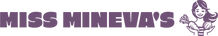 Logo von Miss Mineva's mit Schrift und Icon