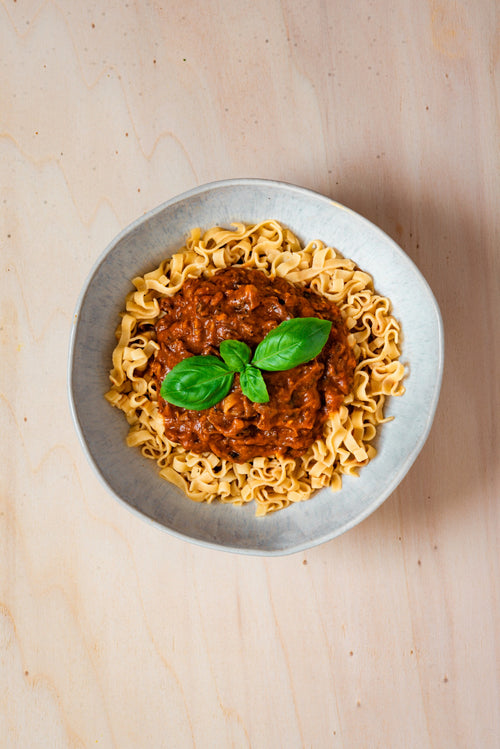 Cup Wunder (Nudeln mit Tomaten & Champignons)